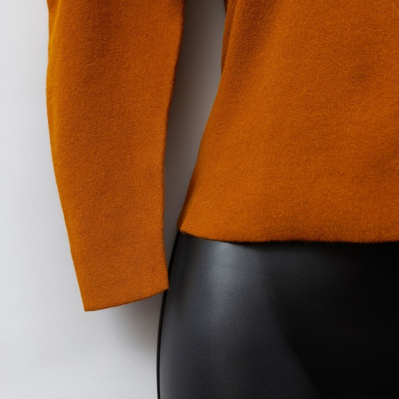 NWT ALC Spice Brown Wide Sleeve Turtleneck - Picture 9 of 10